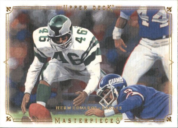 NFL 2008 UD Masterpieces - No 39 - Herm Edwards