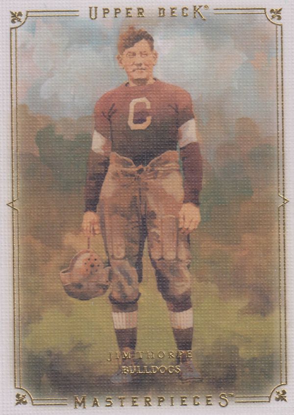 NFL 2008 UD Masterpieces - No 44 - Jim Thorpe