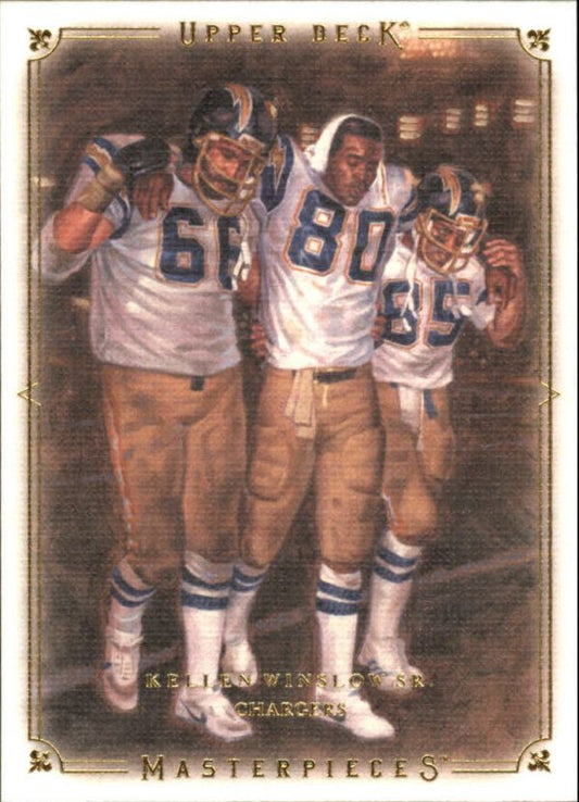 NFL 2008 UD Masterpieces - No 52 - Kellen Winslow sr.