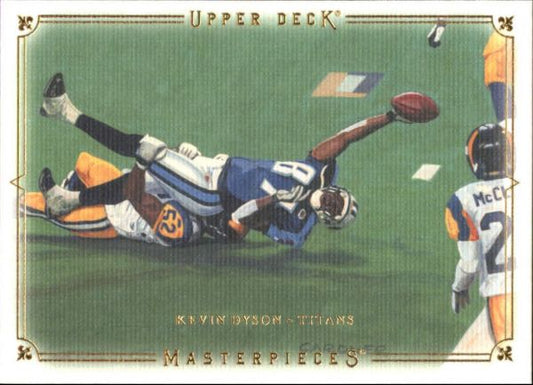 NFL 2008 UD Masterpieces - No 55 - Kevin Dyson