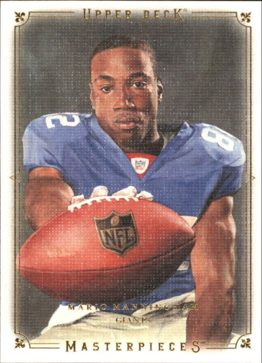 NFL 2008 UD Masterpieces - No 61 - Mario Manningham