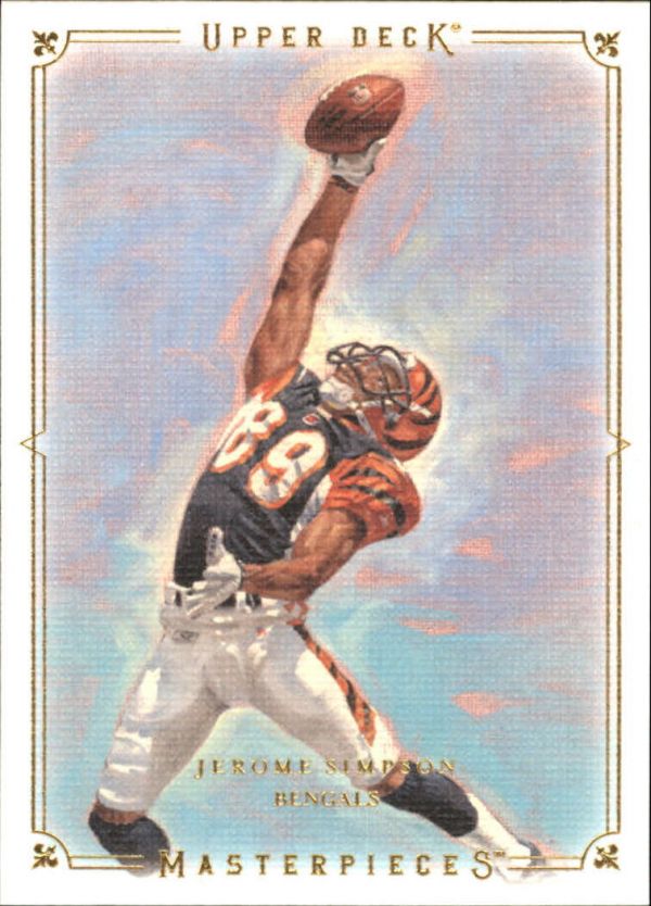 NFL 2008 UD Masterpieces - No 63 - Jerome Simpson