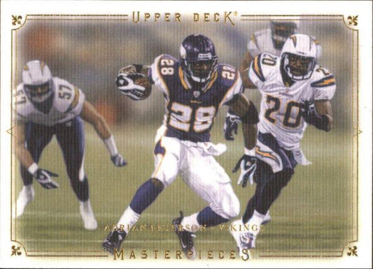 NFL 2008 UD Masterpieces - No 75 - Adrian Peterson