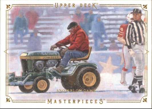 NFL 2008 UD Masterpieces - No 80 - Snow Plow Game