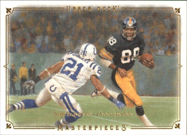 NFL 2008 UD Masterpieces - No 96 - Bob Sanders / Lynn Swann