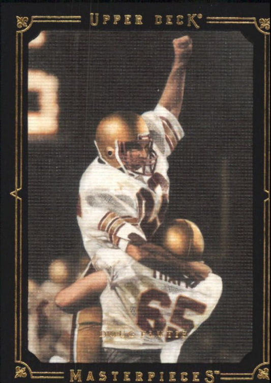 NFL 2008 UD Masterpieces Framed Black - No 26 - Doug Flutie