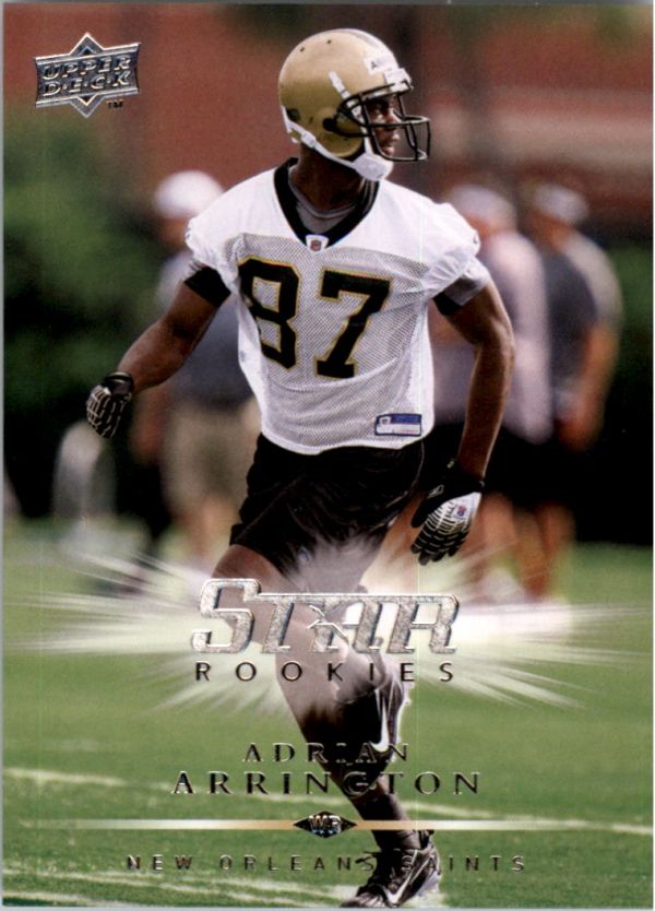 NFL 2008 Upper Deck - No 203 - Adrian Arrington