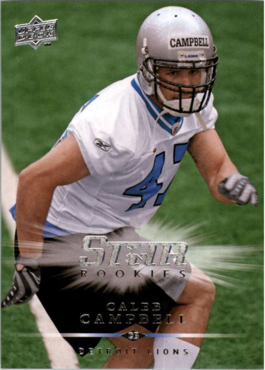 NFL 2008 Upper Deck - No 211 - Caleb Campbell