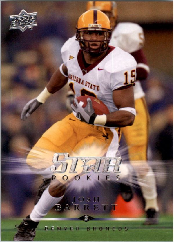 NFL 2008 Upper Deck - No. 239 - Josh Barrett