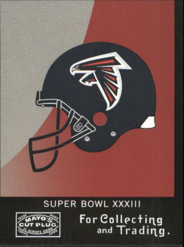 NFL 2008 Topps Mayo Super Bowl Match-ups - No SB33-C - Atlanta Falcons