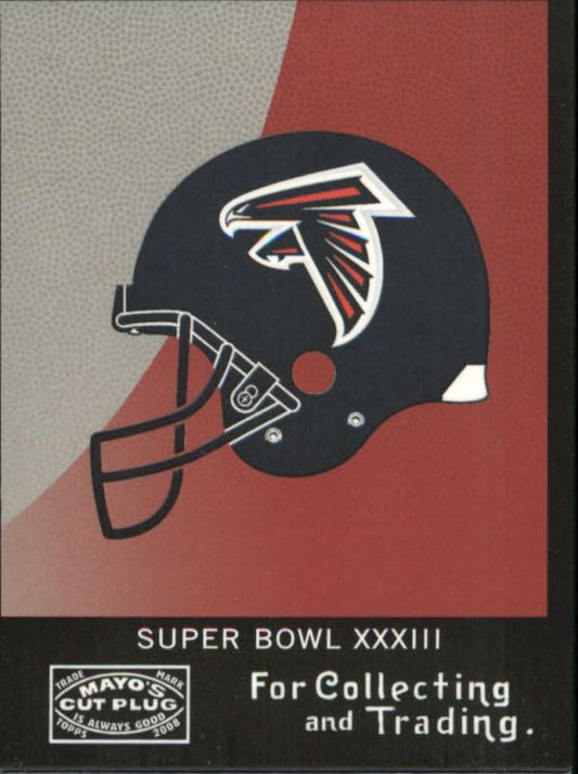 NFL 2008 Topps Mayo Super Bowl Match-ups - No SB33-C - Atlanta Falcons