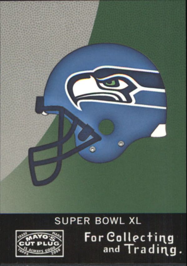 NFL 2008 Topps Mayo Super Bowl Match-ups - No SB40-C - Seattle Seahawks