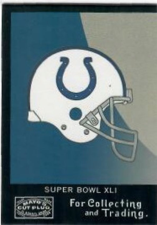 NFL 2008 Topps Mayo Super Bowl Match-ups - No SB41-A - Indianapolis Colts