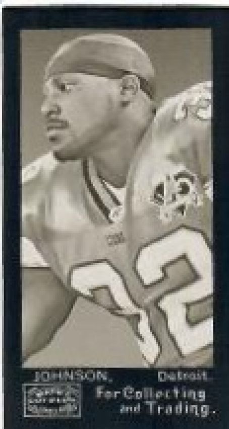 NFL 2008 Topps Mayo Mini Black Backs - No 125 - Rudi Johnson