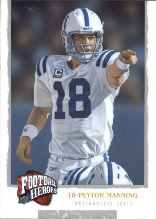 NFL 2008 Upper Deck Heroes - No 77 - Peyton Manning