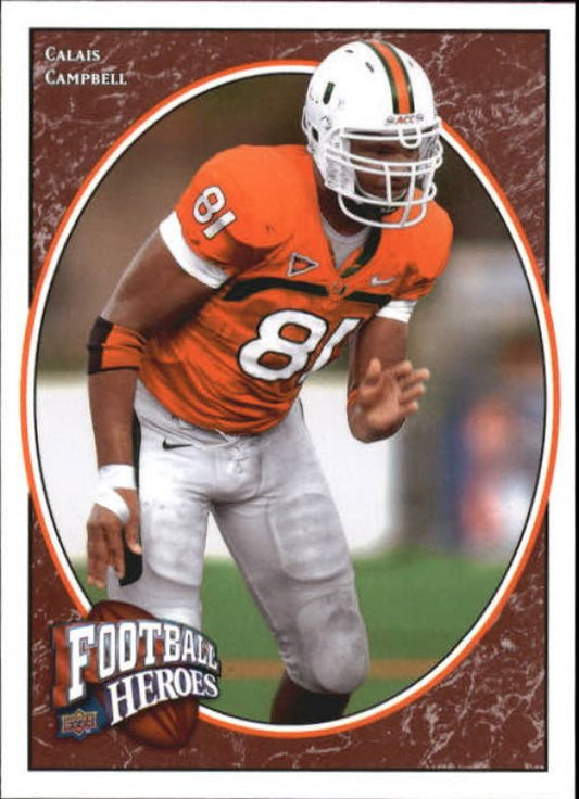 NFL 2008 Upper Deck Heroes - No 116 - Calais Campbell