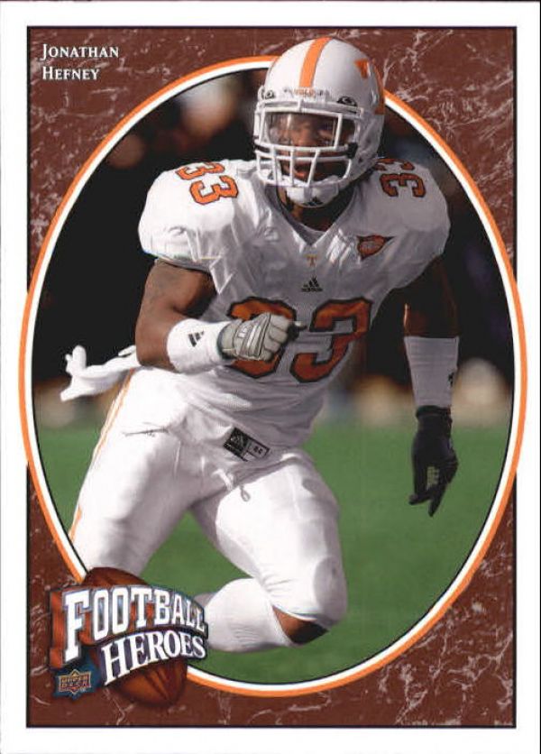 NFL 2008 Upper Deck Heroes - No 162 - Jonathan Hefney