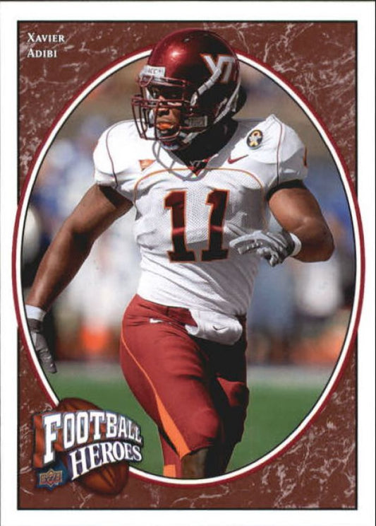 NFL 2008 Upper Deck Heroes - No 199 - Xavier Adibi