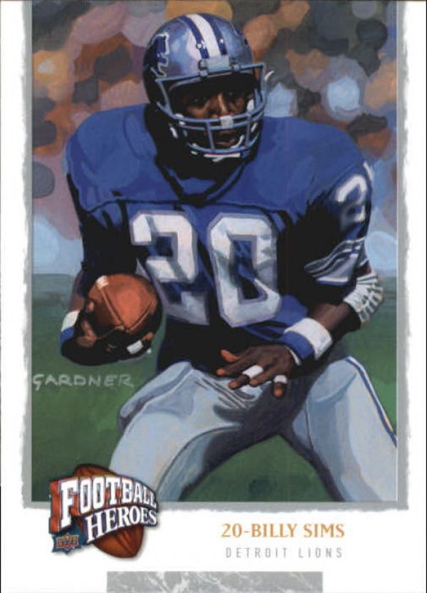 NFL 2008 Upper Deck Heroes - No 204 - Billy Sims