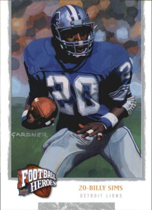 NFL 2008 Upper Deck Heroes - No 204 - Billy Sims