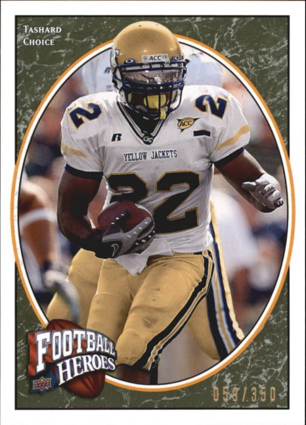 NFL 2008 Upper Deck Heroes Green - No 193 - Tashard Choice