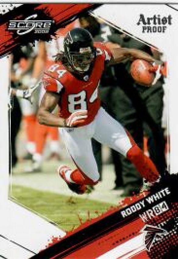 NFL 2009 Score Artist's Proof - No 18 - Roddy White