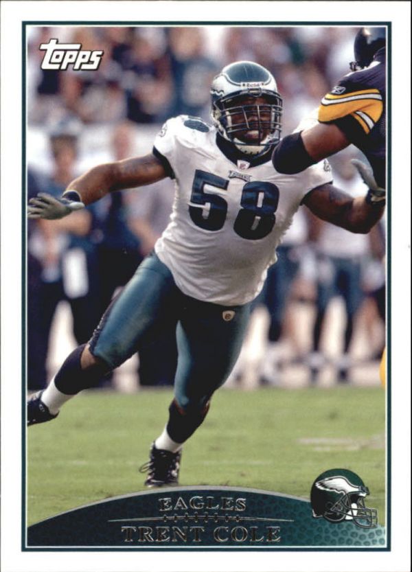 NFL 2009 Topps - No. 273 - Trent Cole