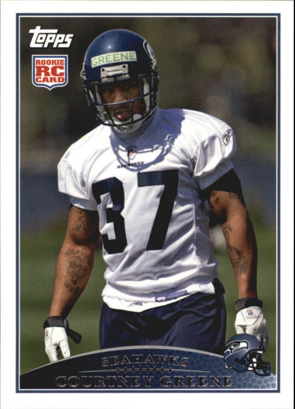 NFL 2009 Topps - No. 357 - Courtney Greene