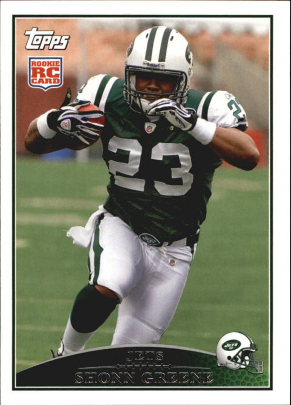 NFL 2009 Topps - No. 396 - Shonn Greene