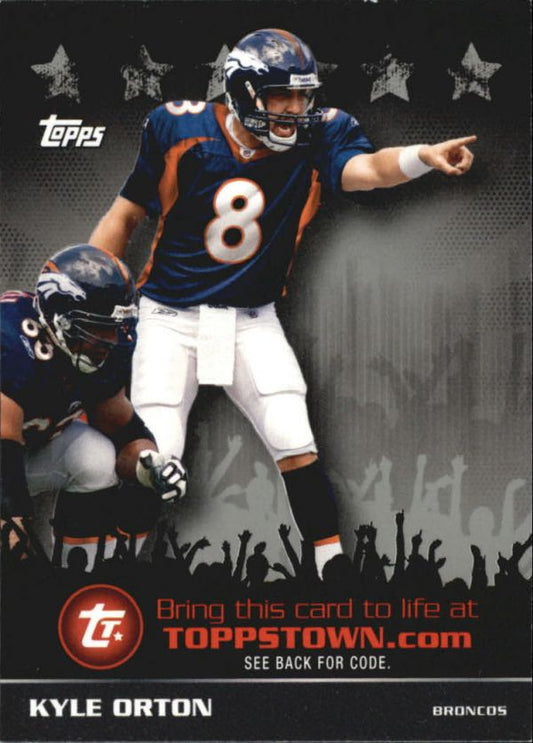 NFL 2009 Topps Topps Town Silver - No TTT24 - Kyle Orton