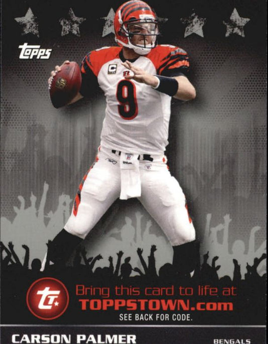 NFL 2009 Topps Topps Town Silver - No TTT25 - Carson Palmer