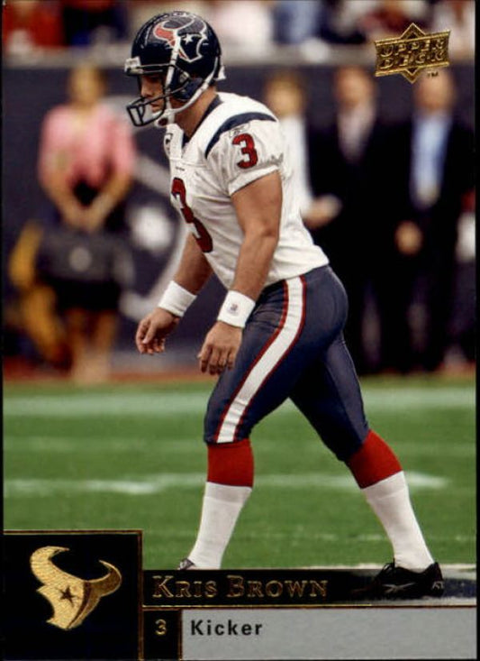 NFL 2009 Upper Deck - No 81 - Kris Brown