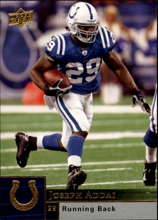 NFL 2009 Upper Deck - No 86 - Joseph Addai