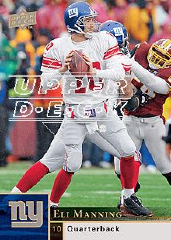 NFL 2009 Upper Deck - No 127 - Eli Manning