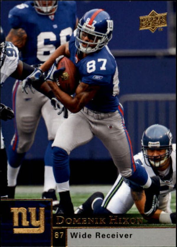 NFL 2009 Upper Deck - No 129 - Domenik Hixon