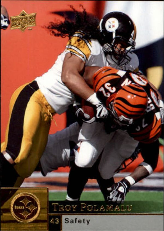 NFL 2009 Upper Deck - No 154 - Troy Polamalu