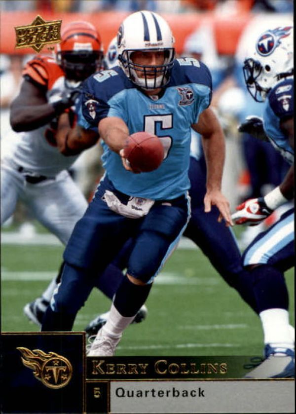 NFL 2009 Upper Deck - No 191 - Kerry Collins