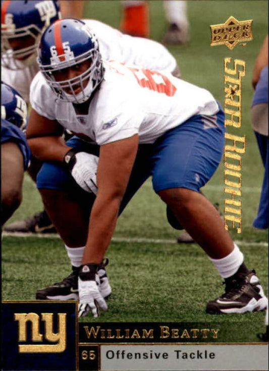 NFL 2009 Upper Deck - No 221 - William Beatty