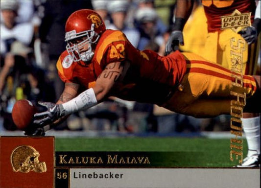 NFL 2009 Upper Deck - No 234 - Kaluka Maiava