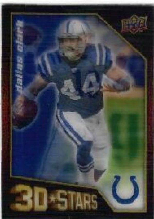 NFL 2009 Upper Deck 3D Stars - No 3D-5 - Peyton Manning / Dallas Clark