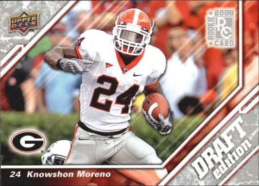 NFL 2009 Upper Deck Draft Edition - No 9 - Knowshon Moreno