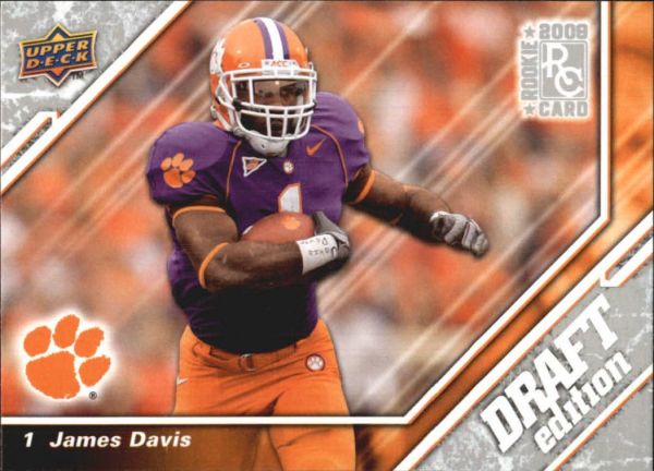 NFL 2009 Upper Deck Draft Edition - No 20 - James Davis