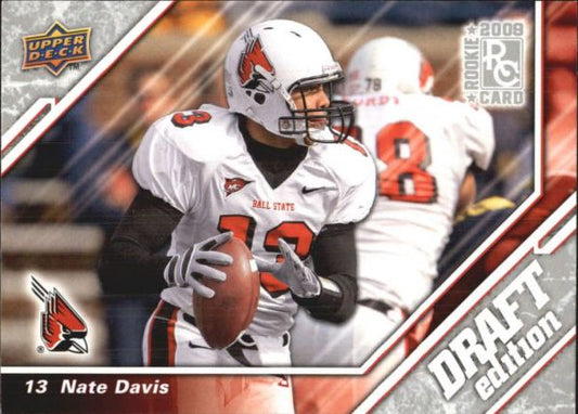 NFL 2009 Upper Deck Draft Edition Brown - No. 23 - Nate Davis