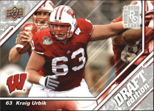 NFL 2009 Upper Deck Draft Edition - No 41 - Kraig Urbik