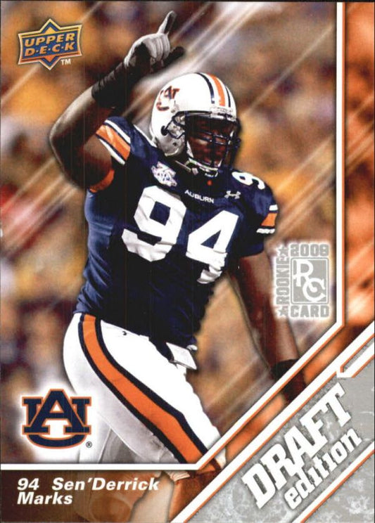 NFL 2009 Upper Deck Draft Edition - No 53 - Sen'Derrick Marks