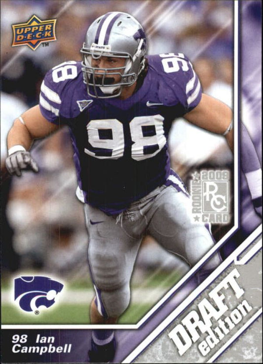 NFL 2009 Upper Deck Draft Edition - No. 56 - Ian Campbell