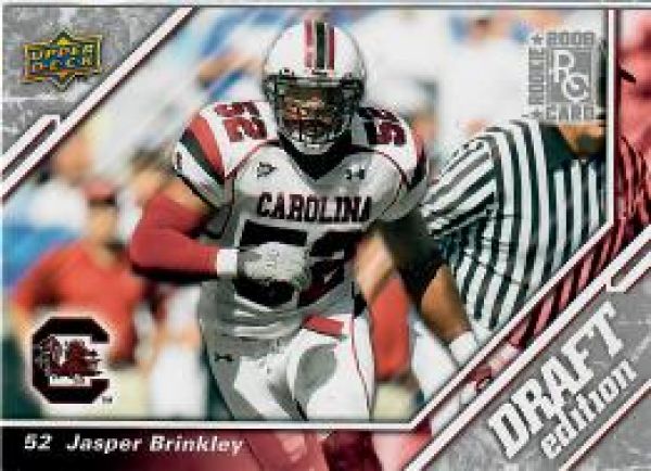 NFL 2009 Upper Deck Draft Edition - No 60 - Jasper Brinkley