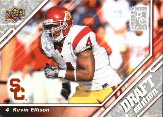 NFL 2009 Upper Deck Draft Edition - No 70 - Kevin Ellison