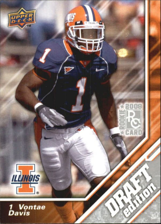 NFL 2009 Upper Deck Draft Edition - No. 73 - Vontae Davis