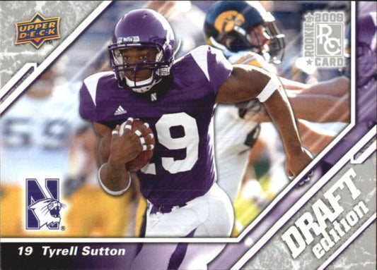 NFL 2009 Upper Deck Draft Edition - No 80 - Tyrell Sutton